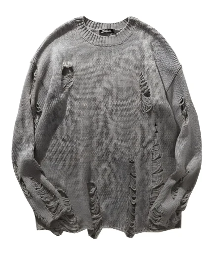 Europe and the United States High Street Fashion Dark Black Hole Hoodie Men's Punk Hip-hop Loose Long-sleeved Sweater