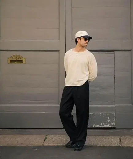 Men's Lightweight Sports Pants, Loose-fitting Sports Pants, Men's Straight-leg Fitness Sports Pants, Casual Pants with Pockets