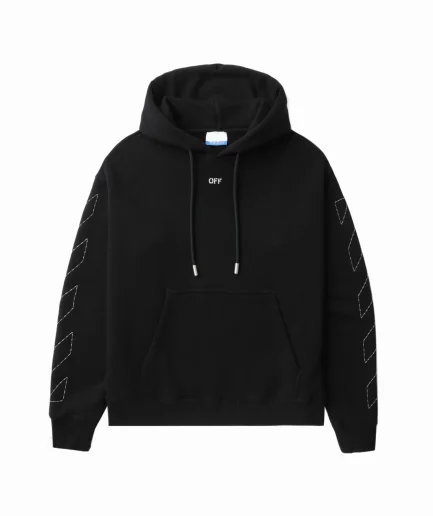 100% Man's High Quality Cotton Black Drawstring Casual Hoodie