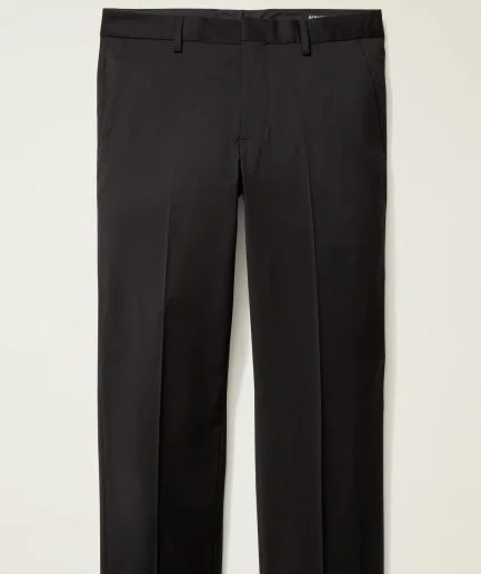 Elegant Men's Suit Pants Wool Black Italian Style Slim and Comfortable High Quality Dress Pant for Men Suit