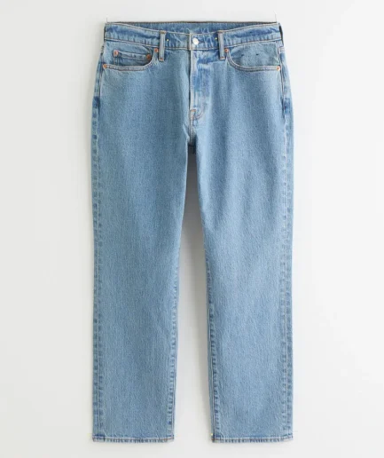 Apparel Jeans Men Bule Vintage Athletic Loose Jeans Casual Cozy Fashion Streetwear Jeans for Men