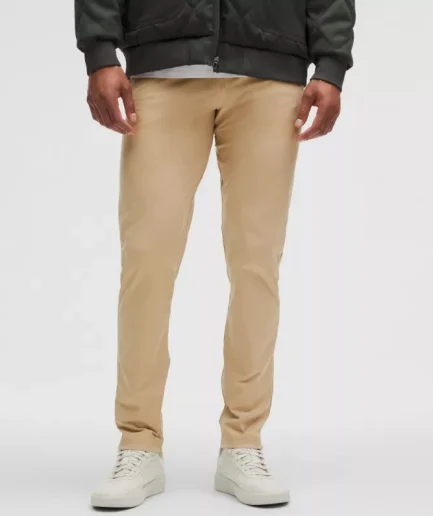 Stylish Classic High Quality Lightweight Straight Leg Zip Fly Men Chino Pants