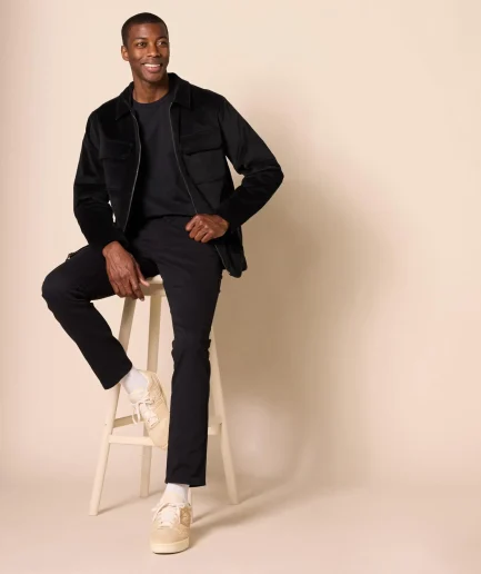 Men's Slim-Fit Pants, 5-Pocket Stretch Twill Own Design