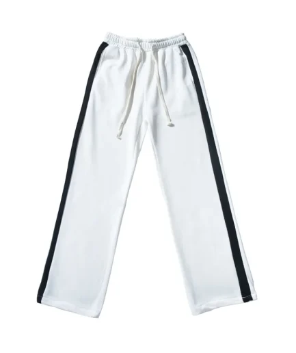 Pants for Men Sports Colorblocking Striped Casual Pants in the Youth Straight Loose Wide-legged