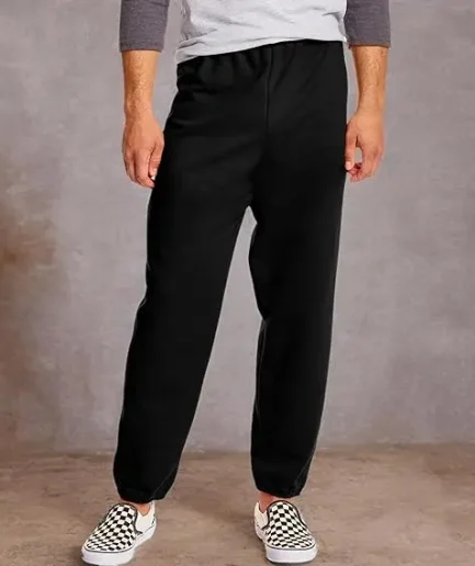 Mens Sweatpants for Running Casual Open Bottom Joggers for Men with Loose Fit Mesh Athletic Pants