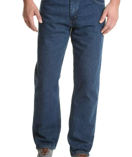 Authentic Men's Classic 5-pocket Loose Cotton Jeans Retro Fashion Trend Comfortable for Wearing Men's Clothing Jeans