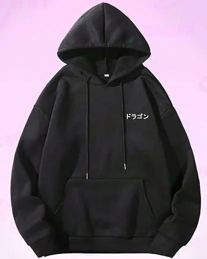 Men's Hooded Sweatshirt with Patterned Print, Long Sleeves, Pullover Style, and Pocket Design, Fashionable.