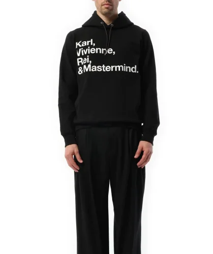 2025 Classic Black Man's Hoodie with High Quality 100% Cotton Drawstring Pullover Sweatshirt