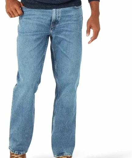 Men's legendary Casual Straight-leg Jeans Fashionable Relaxed Fit Straight Self-cultivation