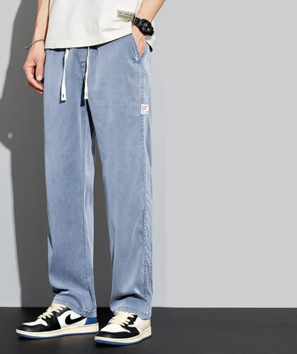 Jeans for Men Clothing Price Elastic Waist Men Jeans Pants Summer Casual Men's Jeans